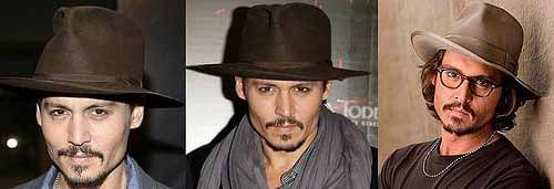 Johnny Depp and his hat collection
