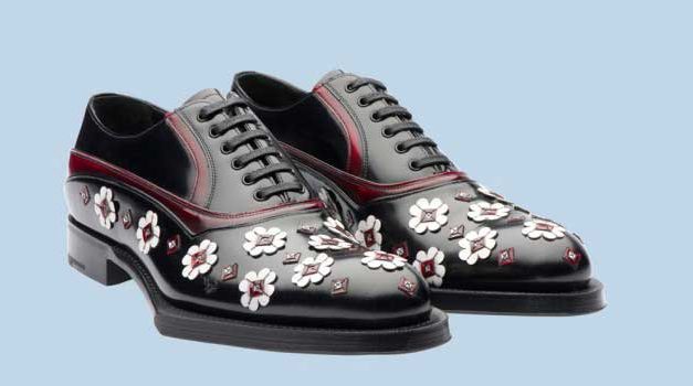 Prada Brogues – Floral Shoe Hits The Street