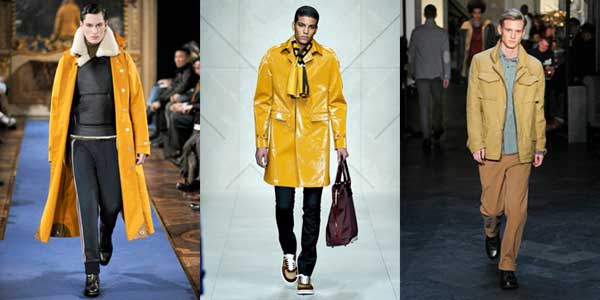mustard colour trend men 2012
