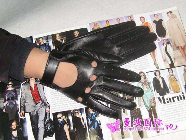 men's- motorbike leather gloves