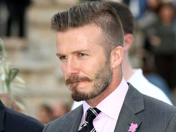 David Beckham- Grey suits fashion 2013