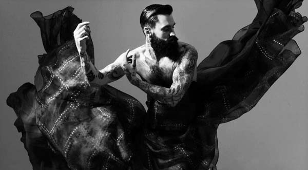 Ricki Hall by Ram Shergill for Ziad Ghanem Couture AW13 