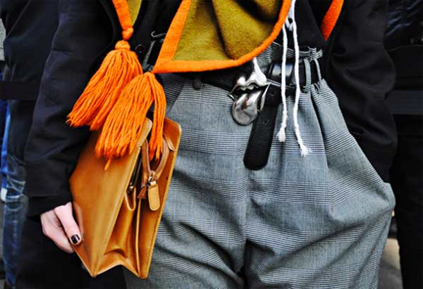 Clutch man bag for men orange
