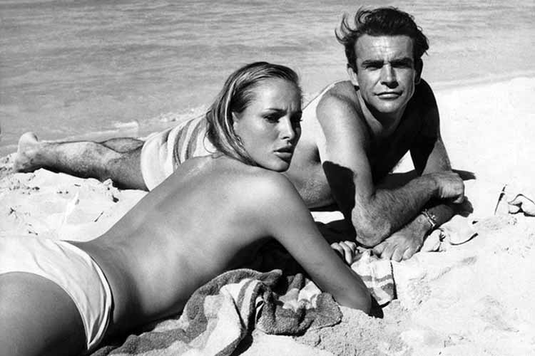Sean Connery and Ursula Andres Set of Dr. No Rolex Submariner