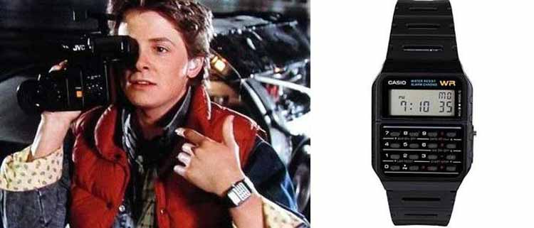 Back to the future watch casio