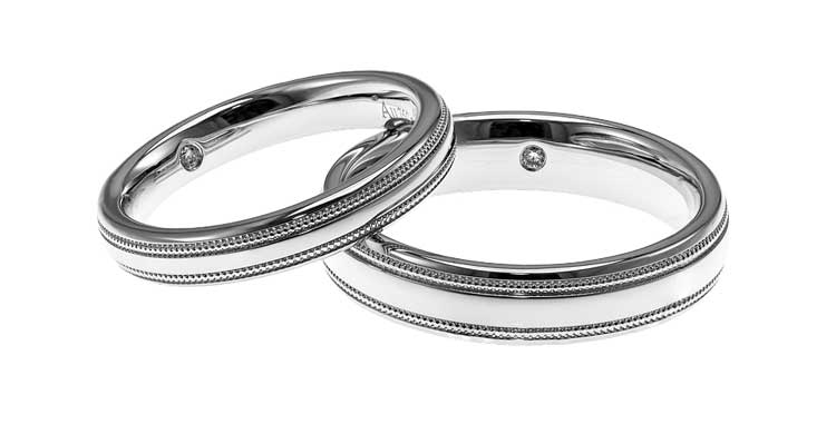 Wedding Bands Guide - The 5 Most Popular Metal Choices - Silver