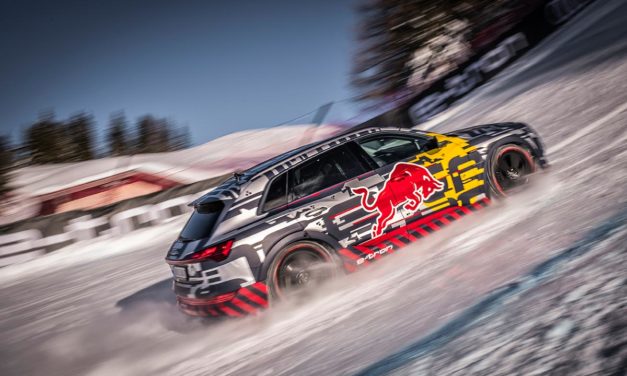 Audi First Fully-Electric – Snow Climb Steepest Section of Kitzbühel’s