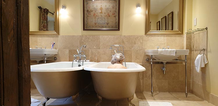 Bailiffscourt Hotel And Spa - his and hers baths