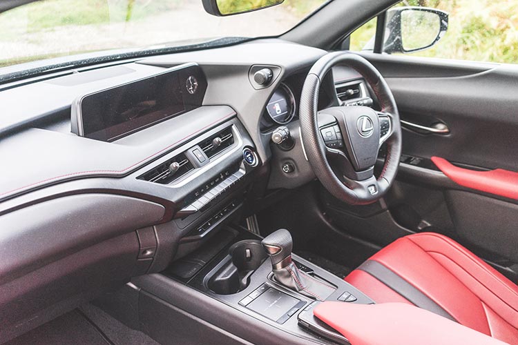 Lexus UX250h F Sport - Hybrid Reviewed - interior