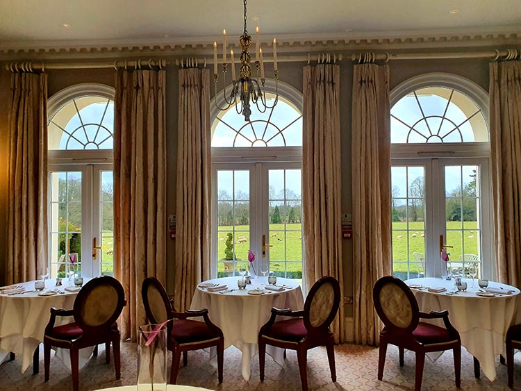Brockencote Hall Hotel Worcestershire Eden Collection 2020 menstylefashion review (1) Dining area