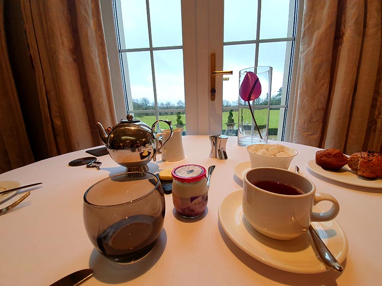 Breakfast Brockencote Hall Hotel MenStyleFashion Worcestshire 2020 review (1)