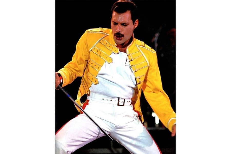 Freddie Mercury Bohemian Rhapsody Yellow Leather Jacket