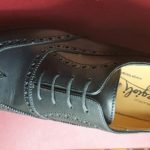 Oxford – Casual Brogued Shoes – Black Fratelli Borgioli Tuscany shoes italy (2)
