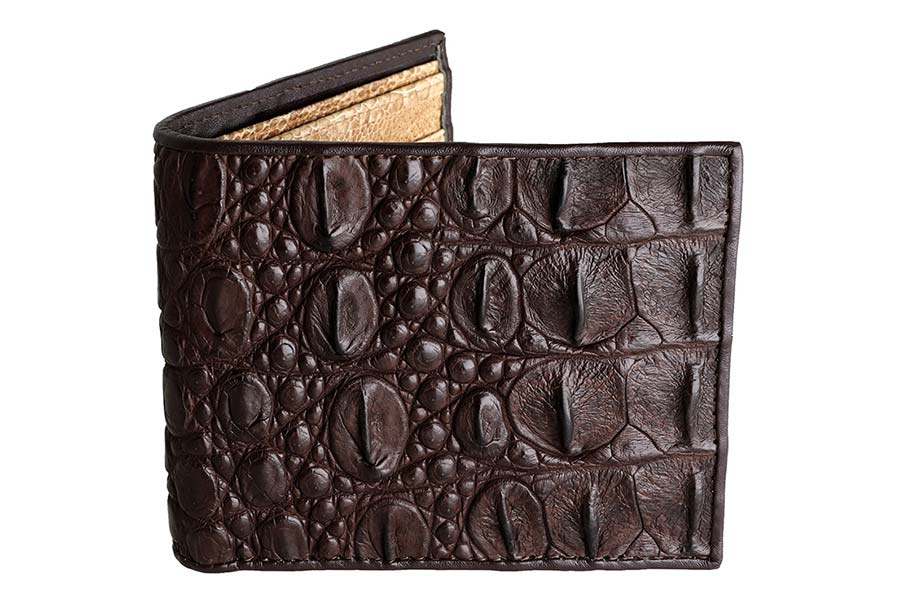 wallet crocodile leather