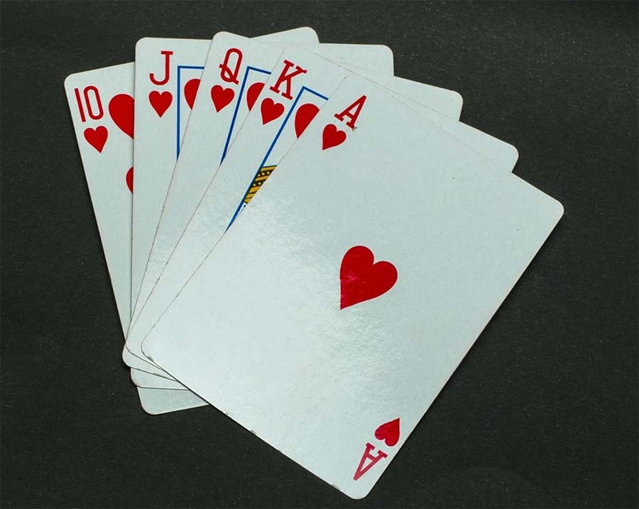 Poker flush